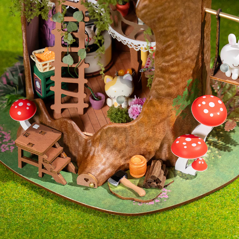 Robotime Rolife DIY Miniature House - Fairytale Tree House DG179