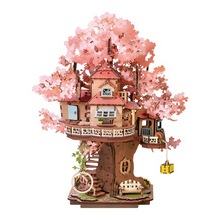 Load image into Gallery viewer, Robotime DIY Sakura Tree House Kit
