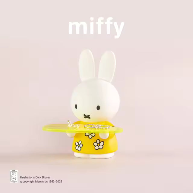 Miffy Tray Ornaments Yellow 20cm