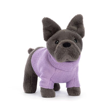Load image into Gallery viewer, Jellycat Sweater French Bulldog Purple 19cm
