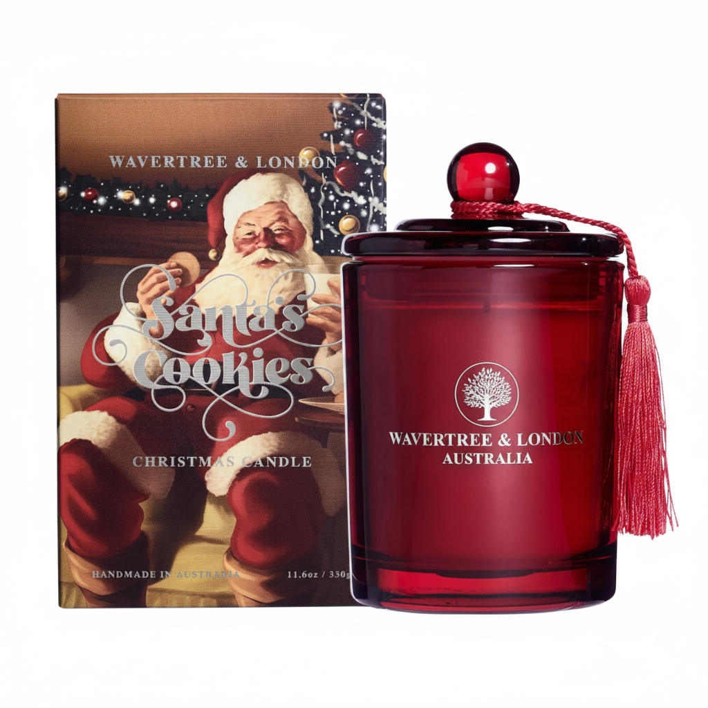 Wavertree & London Candle Santa's Cookies 75hrs 410g