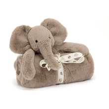 Load image into Gallery viewer, Jellycat Smudge Elephant Blankie 56cm
