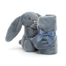 Load image into Gallery viewer, Jellycat Soother Bashful Bunny Dusky Blue 34cm

