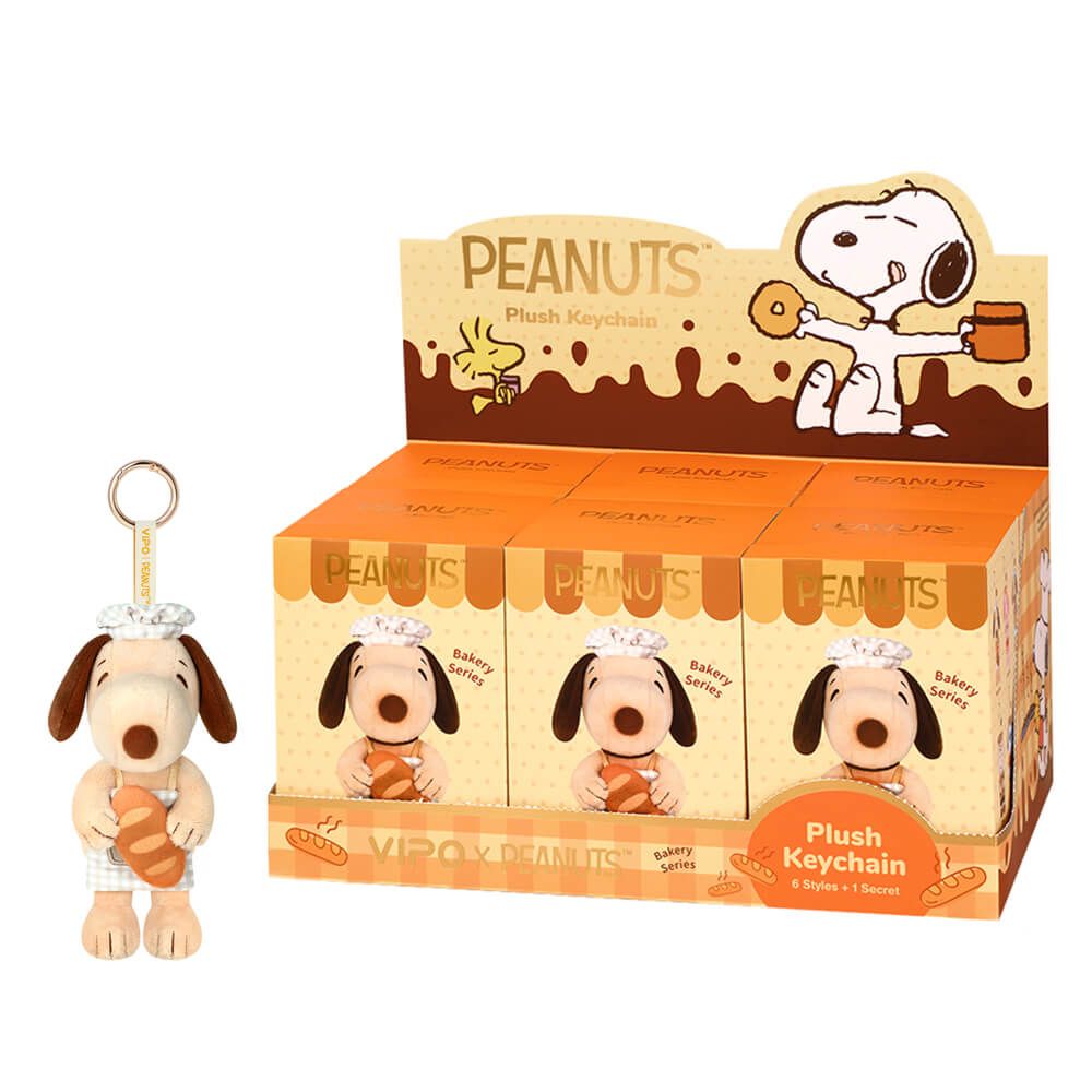 Peanuts Bakery Plush Keyring Blind Box