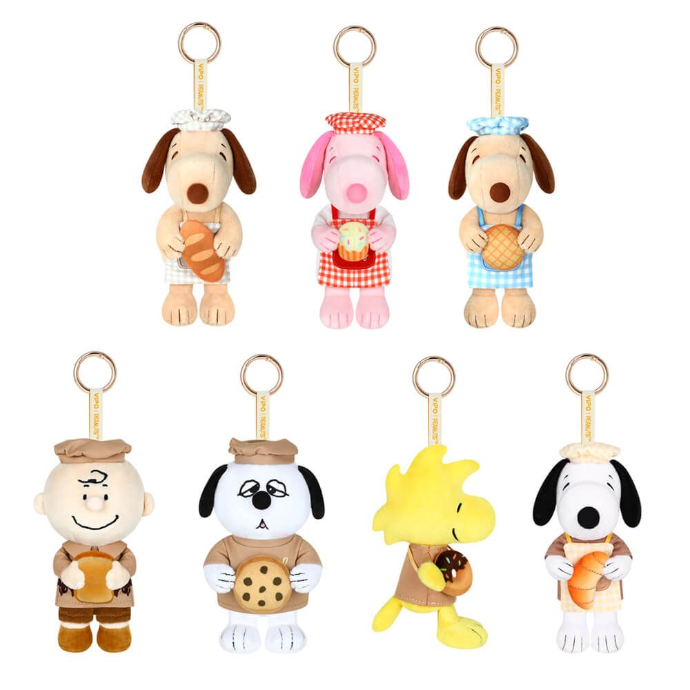Peanuts Bakery Plush Keyring Blind Box