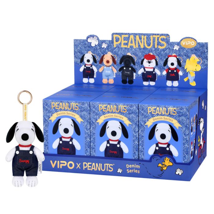 Peanuts Blind Box Denim Series Plush Keychain