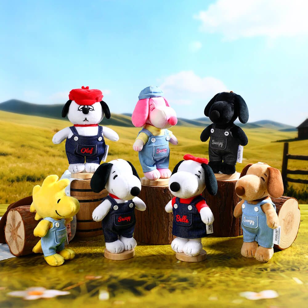 Peanuts Blind Box Denim Series Plush Keychain