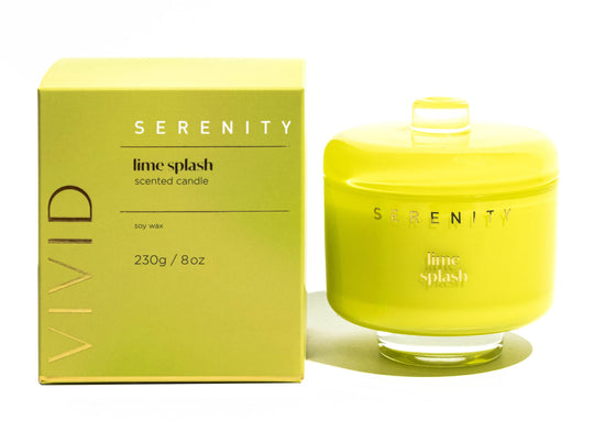 Serenity Vivid--Candle 230g--Lime Splash