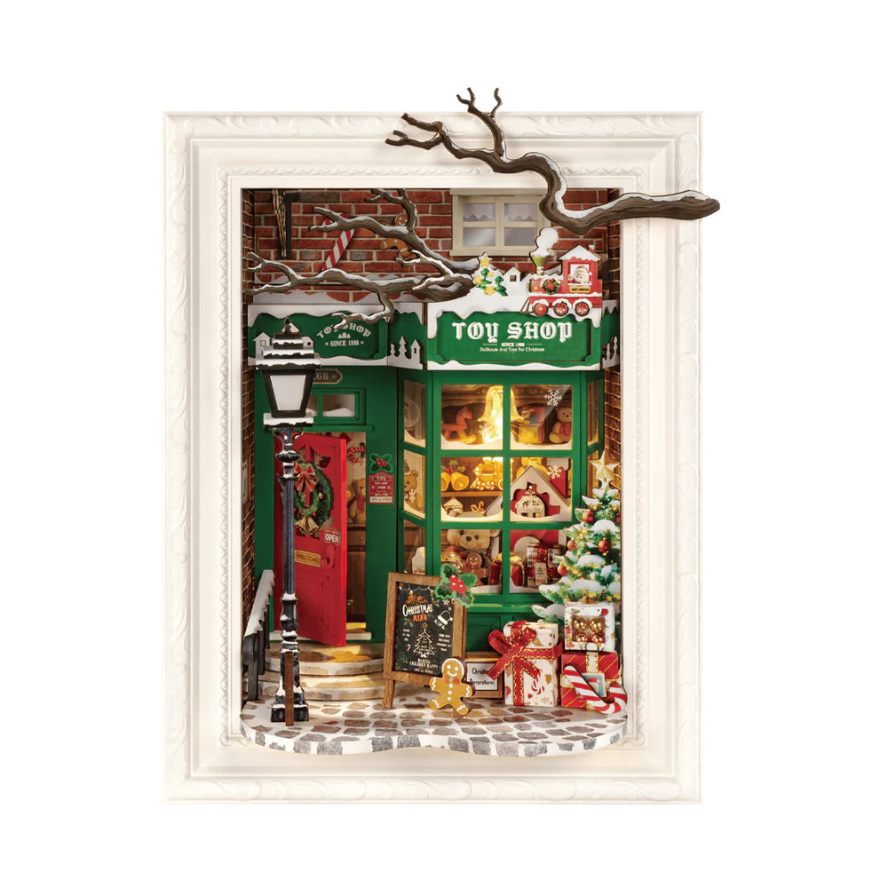 Robotime Rolife Santa's Toy Shop 3D Wooden Puzzle DP006