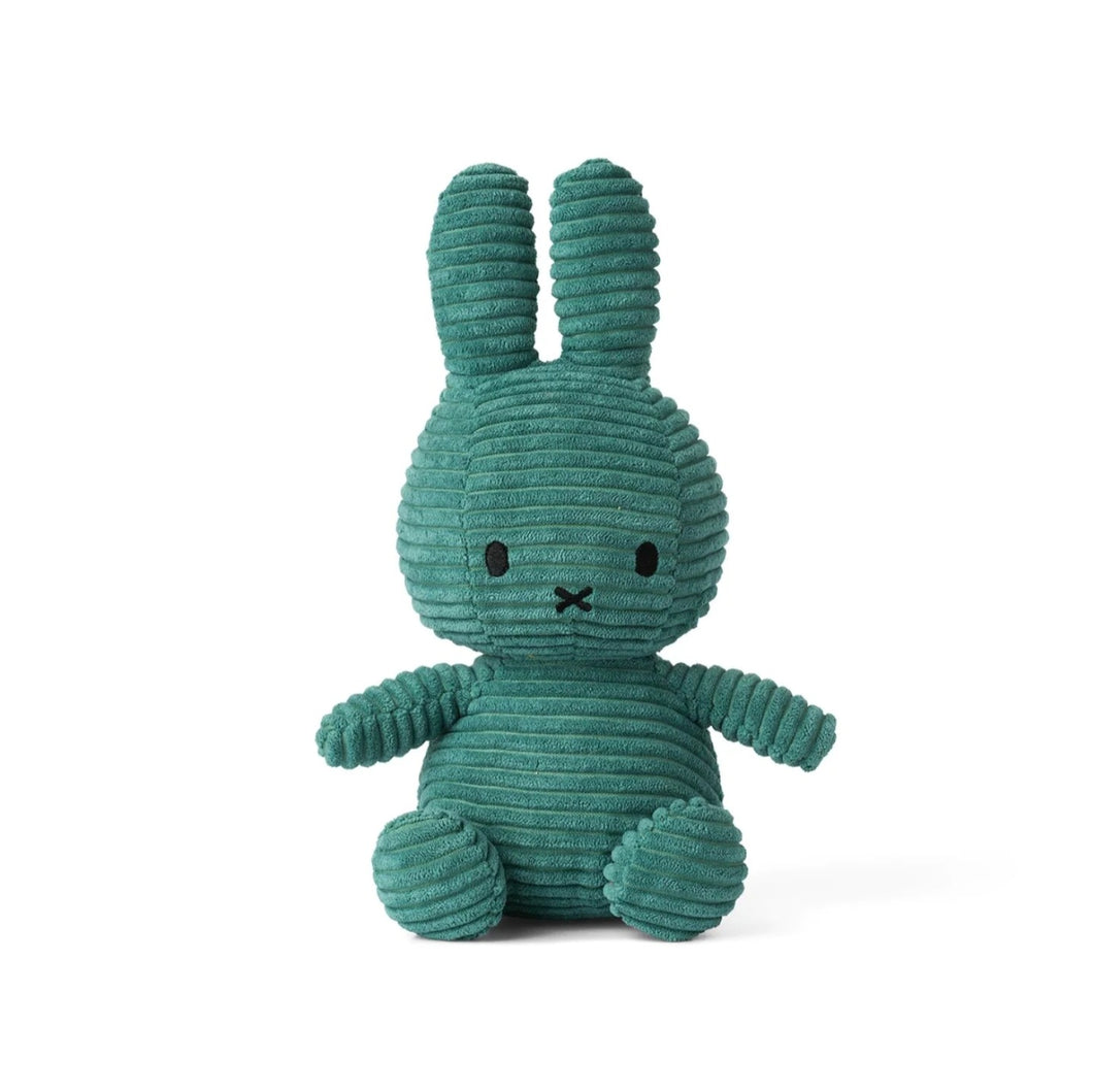 MIFFY & FRIENDS Miffy Sitting Corduroy Green (23 cm)