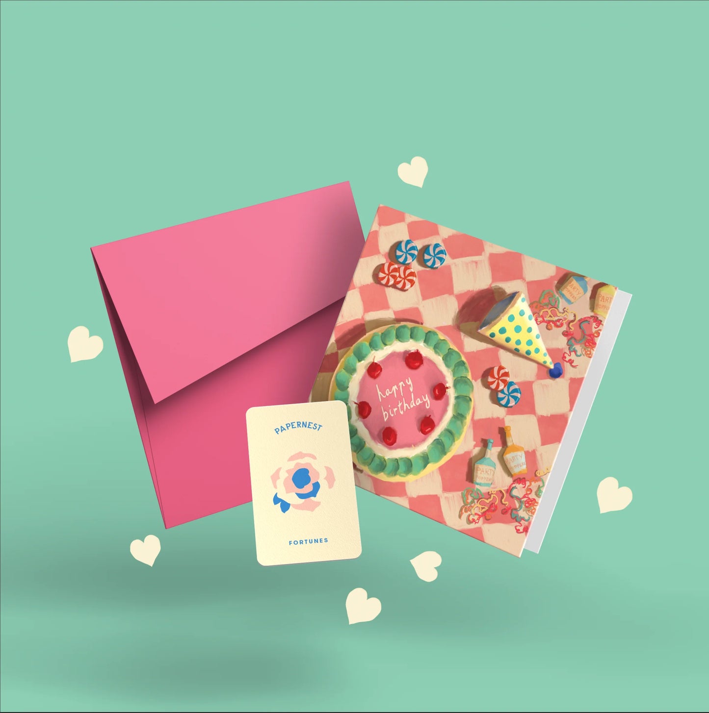 Papernest Happy Birthday Cake Card