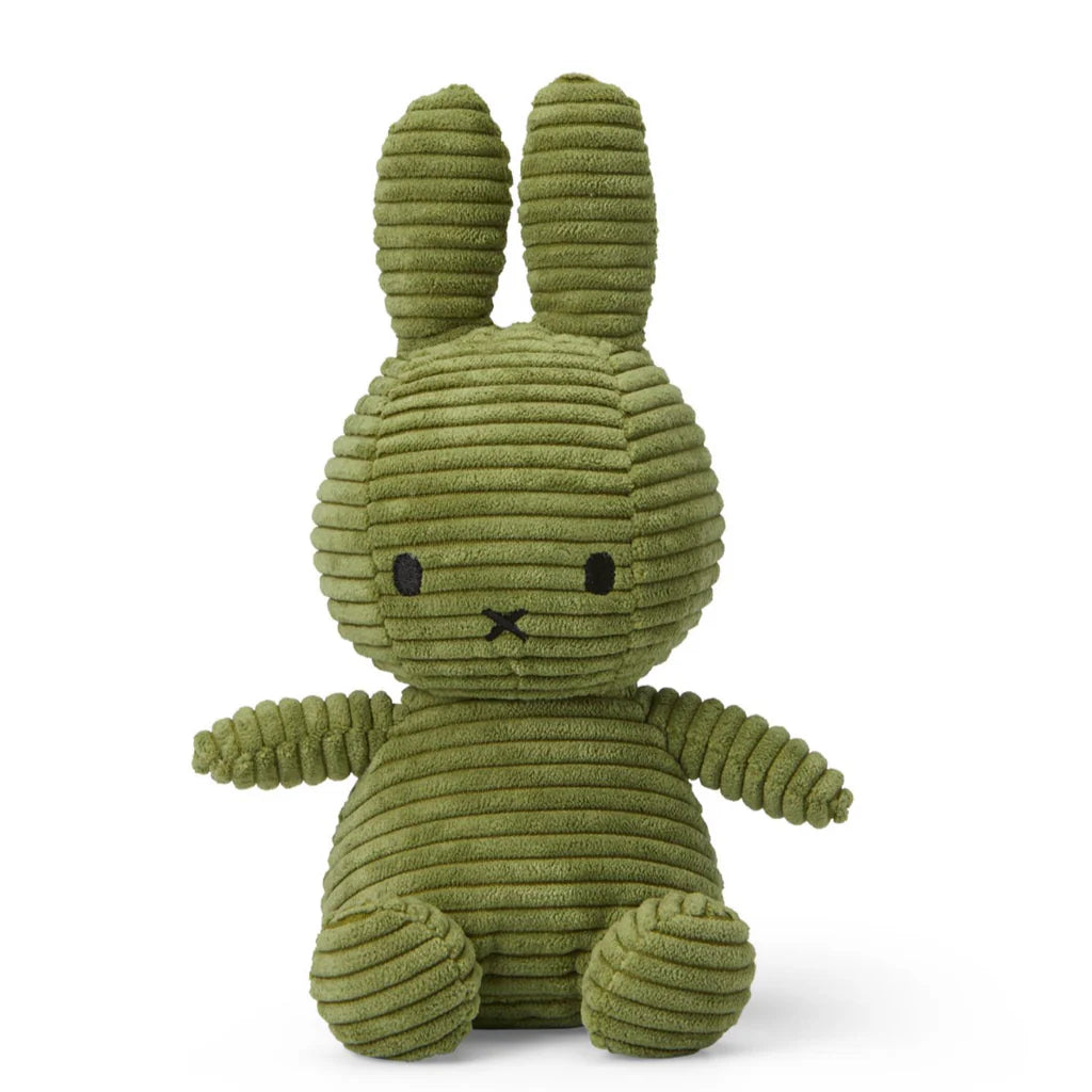Miffy & Friends Miffy (ECO) Corduroy Olive Green 23cm