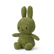 Load image into Gallery viewer, Miffy &amp; Friends Miffy (ECO) Corduroy Olive Green 23cm
