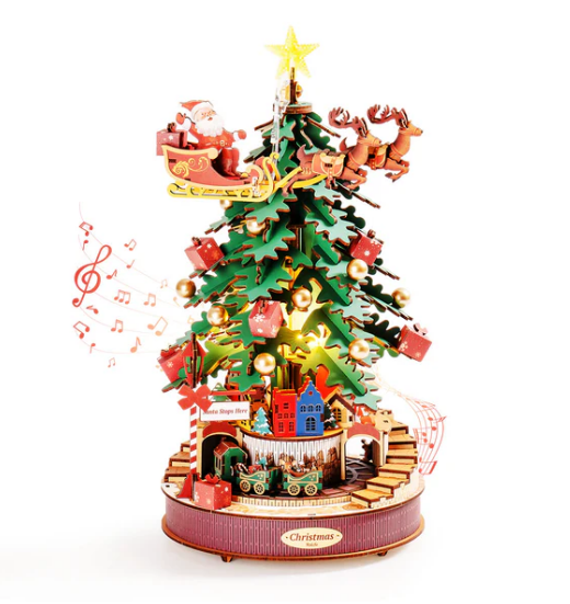 Robotime Rolife Christmas Melody Tree Music Dreamer