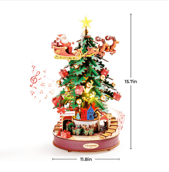 Robotime Rolife Christmas Melody Tree Music Dreamer