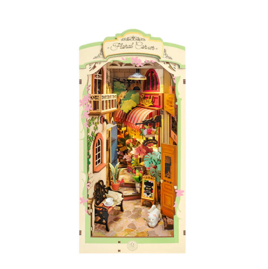 Robotime Rolife DIY Book Nook Floral Corner TGB09