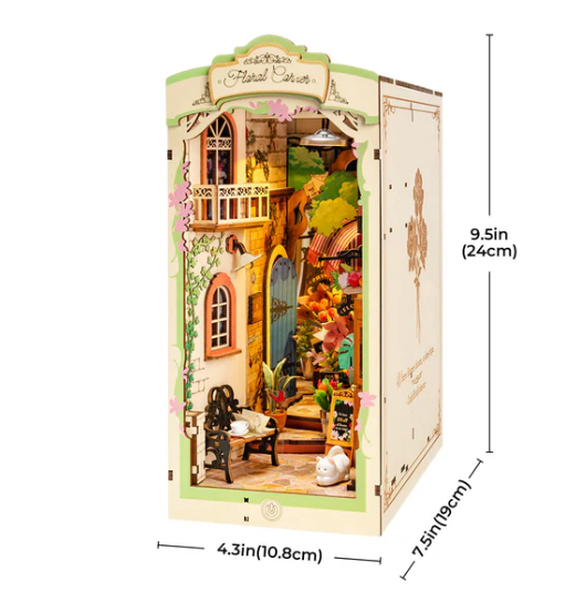 Robotime Rolife DIY Book Nook Floral Corner TGB09
