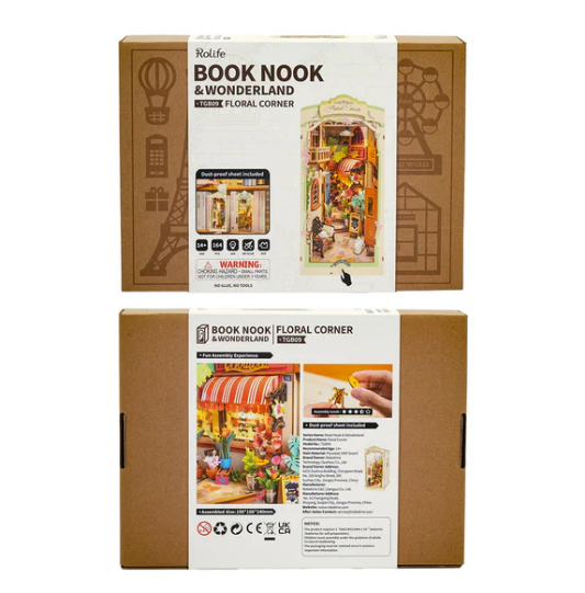 Robotime Rolife DIY Book Nook Floral Corner TGB09