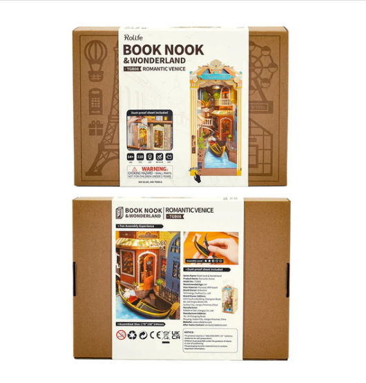 Robotime Rolife DIY Book Nook Romantic Venice TGB08