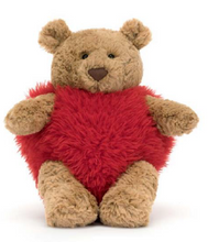 Load image into Gallery viewer, Jellycat Bartholomew Bear Heart 26cm
