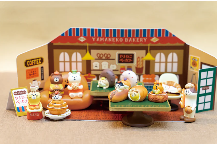 Decole Concombre Double-Sided Backdrop - Bread & Coffee Shop Theme
