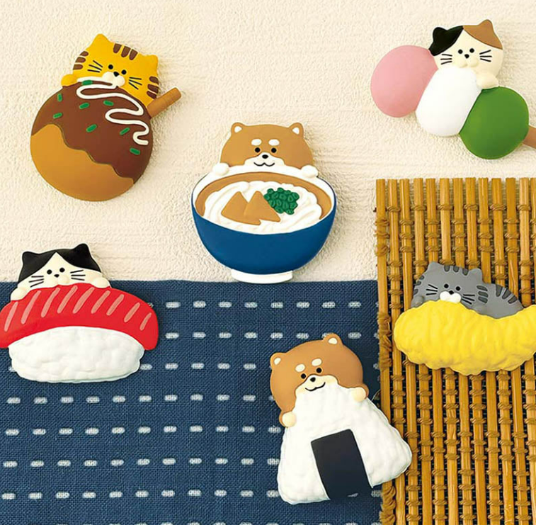 Decole Japanese Food Fridge Magnet - Udon Noodle