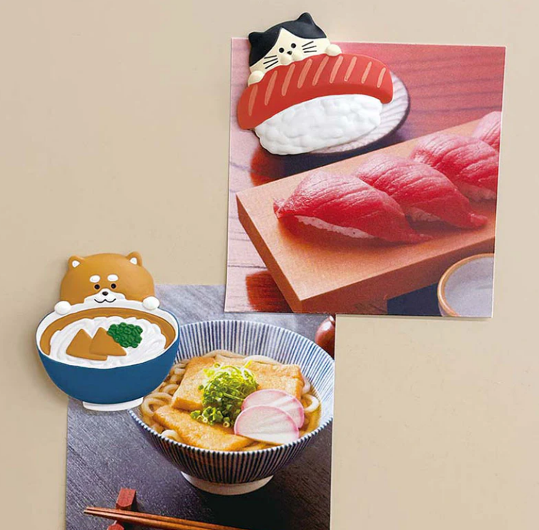 Decole Japanese Food Fridge Magnet - Udon Noodle