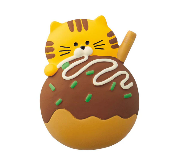 Decole Japanese Food Fridge Magnet - Takoyaki