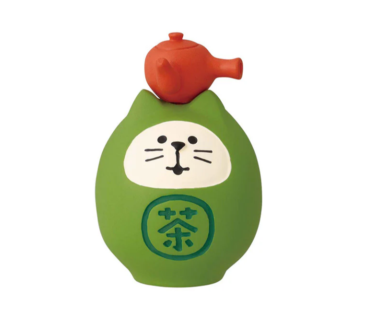 Decole Concombre Figurine - Japanese Green Tea Shop - Matcha Daruma