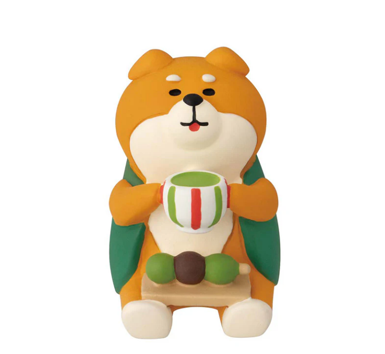 Decole Concombre Figurine - Japanese Green Tea Shop - Green Tea Dog