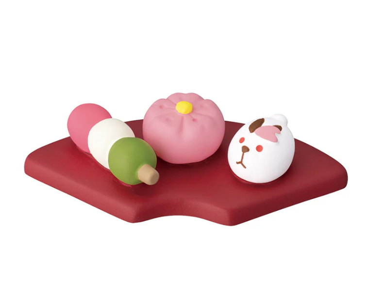 Decole Concombre Figurine - Sakura Viewing Party - Spring Japanese Sweets