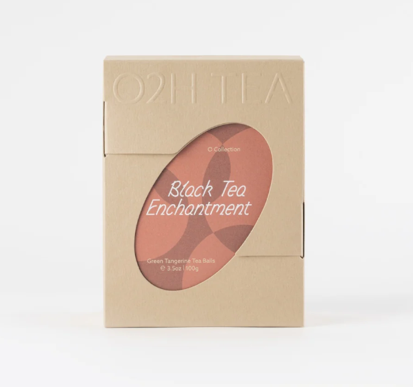 O2H Tea Black Tea Enchantment (Green Tangerine Black Tea) Tea Balls