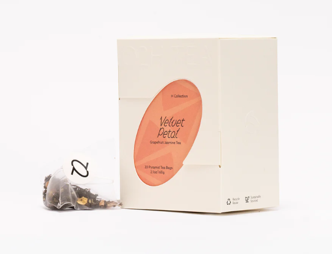 O2H Tea Velvet Petal (Grapefruit Jasmine Tea) Tea Bags