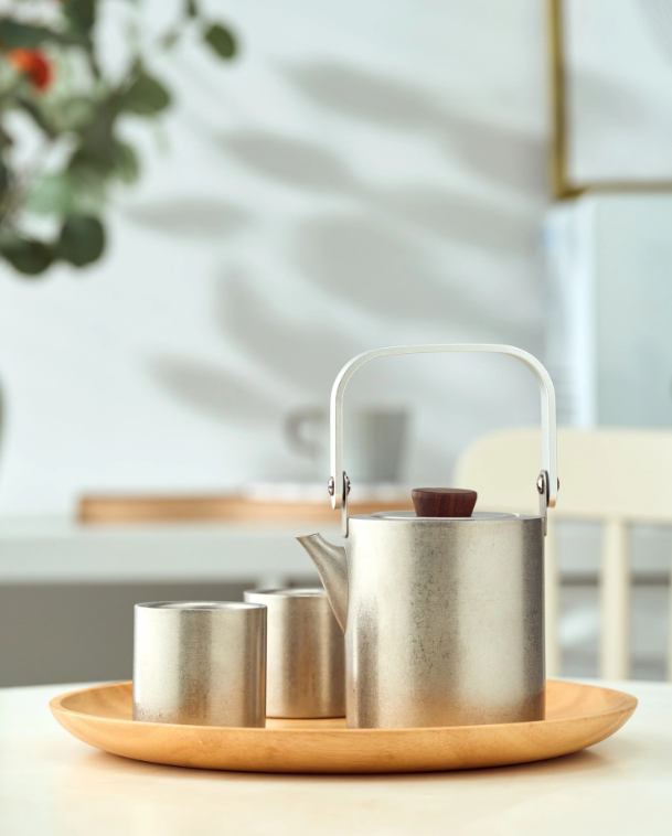 O2H Tea Wonderful Two Tea Kettle Set - Silver