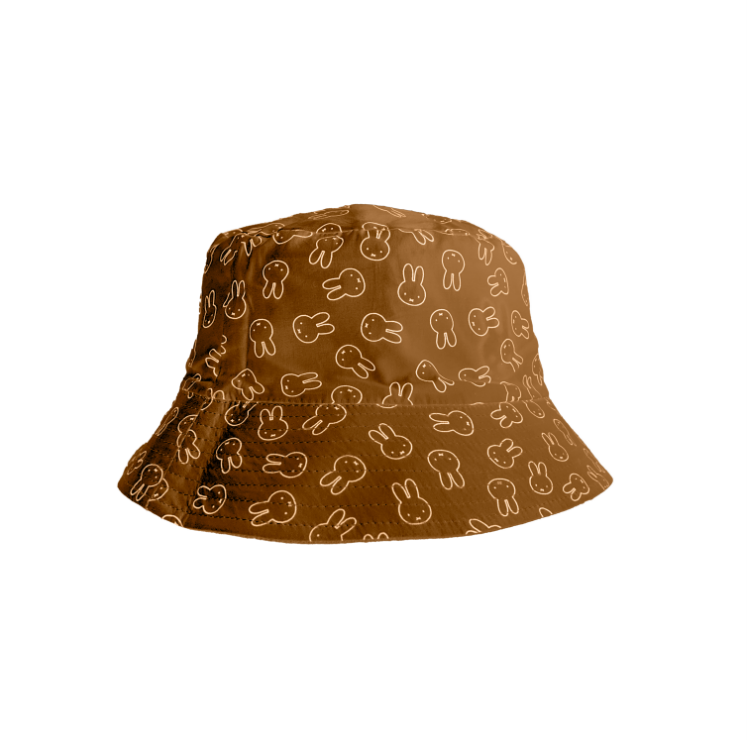 Engelite Miffy Canvas Bucket Hats Cinnamon (L) 58cm