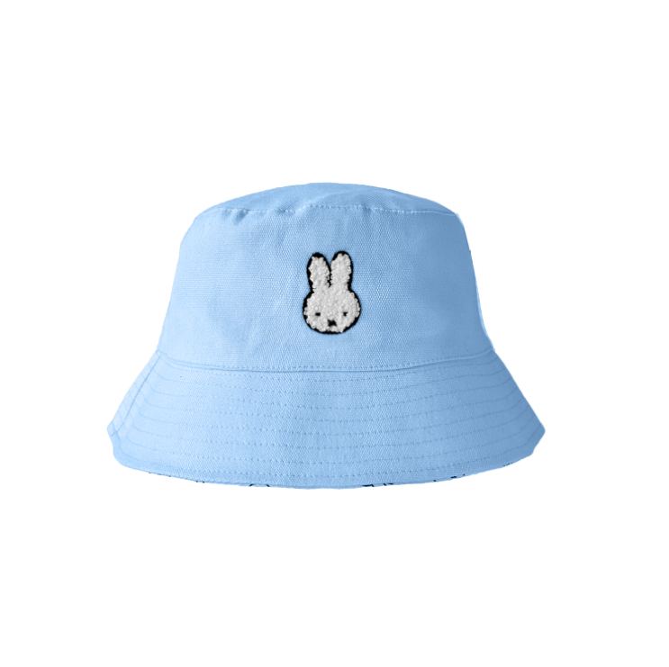 Engelite Miffy Canvas Bucket Hats Light Blue(M) 56cm