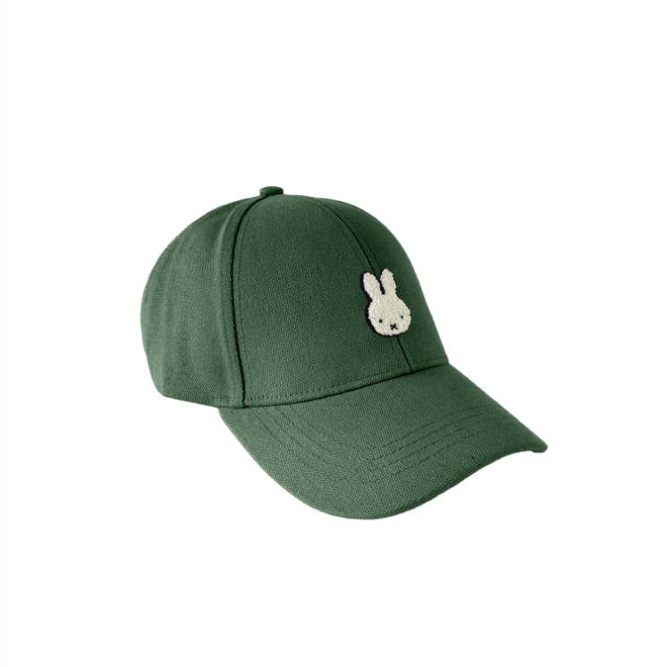 Engelite Miffy Canvas Cap Green (L) 58cm