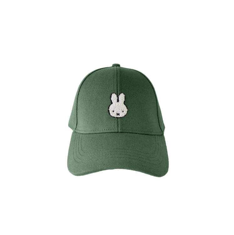 Engelite Miffy Canvas Cap Green (L) 58cm