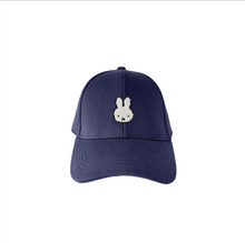 Load image into Gallery viewer, Engelite Miffy Canvas Cap Navy (L) 58cm
