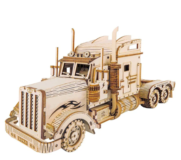 ROKR Heavy Truck Scale Model 3D Wooden Puzzle