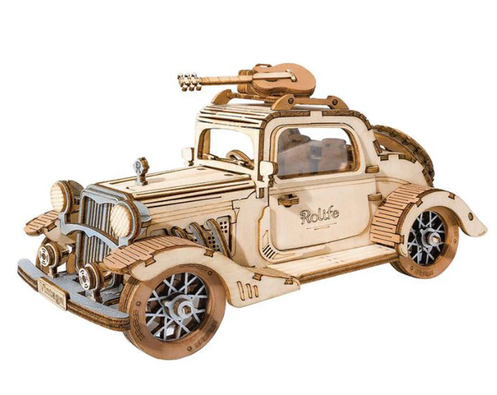 Robotime Retro Vintage Car DIY 3D Wooden Puzzle