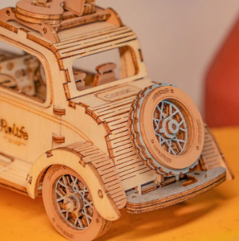 Robotime Retro Vintage Car DIY 3D Wooden Puzzle