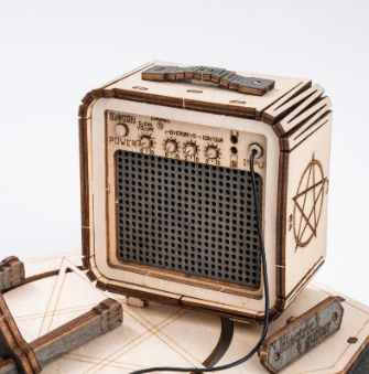 Robotime ROKR Electric Guitar Model 3D Wooden Puzzle
