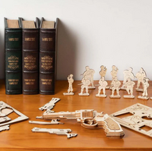 Load image into Gallery viewer, Robotime ROKR 3D Corsac M60 Justice Guard Gun DIY Wooden Puzzle
