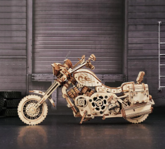Robotime 3D DIY Wooden Puzzle Cruiser Motorcycle LK504