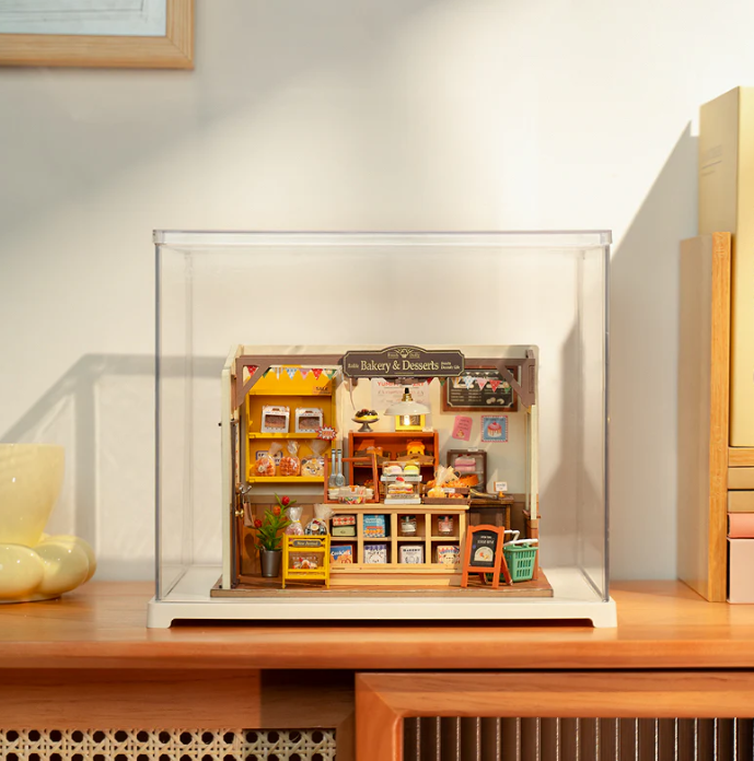 Robotime Rolife ROKR Miniature House Display Box DF03L