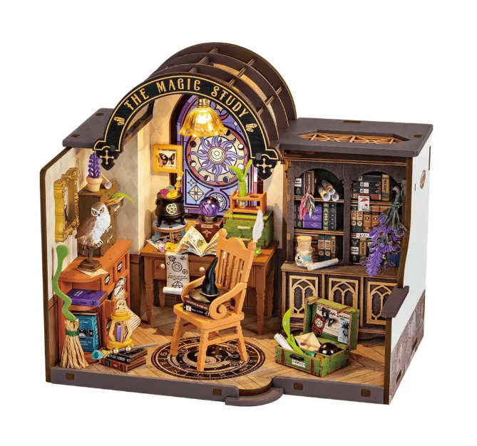 Robotime Rolife The Magic Study DIY Miniature House DG166