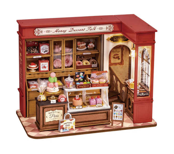 Robotime Rolife Honey Dessert Talk DIY Miniature House DG168