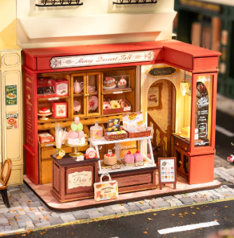 Robotime Rolife Honey Dessert Talk DIY Miniature House DG168
