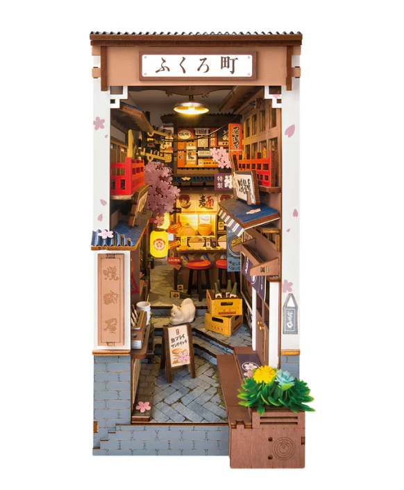 Robotime Rolife DIY Book Nook Sakura Wine Alley TGB11